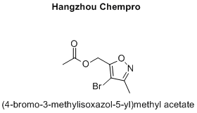 (4-bromo-3-methylisoxazol-5-yl)methyl acetate