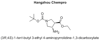 (3R,4S)-1-tert-butyl 3-ethyl 4-aminopyrrolidine-1,3-dicarboxylate