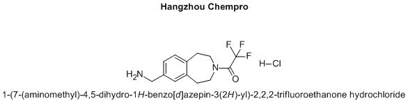 1-(7-(aminomethyl)-4,5-dihydro-1H-benzo[d]azepin-3(2H)-yl)-2,2,2-trifluoroethanone hydrochloride