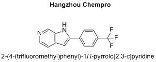 2-(4-(trifluoromethyl)phenyl)-1H-pyrrolo[2,3-c]pyridine