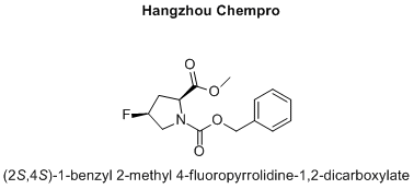 (2S,4S)-1-benzyl 2-methyl 4-fluoropyrrolidine-1,2-dicarboxylate