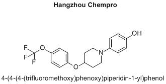 4-(4-(4-(trifluoromethoxy)phenoxy)piperidin-1-yl)phenol