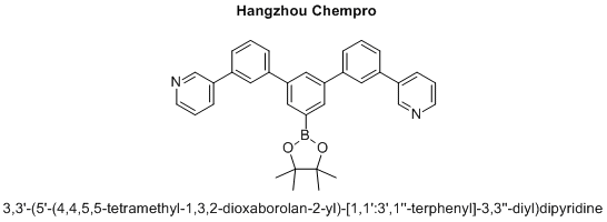 3,3'-(5'-(4,4,5,5-tetramethyl-1,3,2-dioxaborolan-2-yl)-[1,1':3',1''-terphenyl]-3,3''-diyl)dipyridine