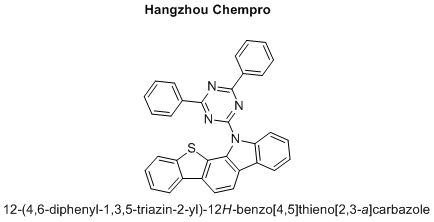 12-(4,6-diphenyl-1,3,5-triazin-2-yl)-12H-benzo[4,5]thieno[2,3-a]carbazole