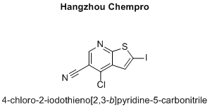 4-chloro-2-iodothieno[2,3-b]pyridine-5-carbonitrile