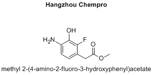 methyl 2-(4-amino-2-fluoro-3-hydroxyphenyl)acetate
