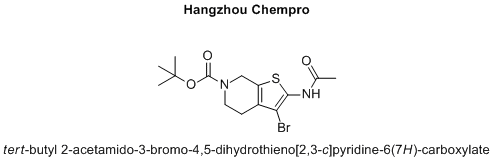 tert-butyl 2-acetamido-3-bromo-4,5-dihydrothieno[2,3-c]pyridine-6(7H)-carboxylate