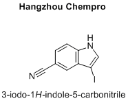 3-iodo-1H-indole-5-carbonitrile