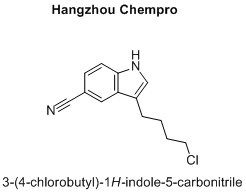 3-(4-chlorobutyl)-1H-indole-5-carbonitrile