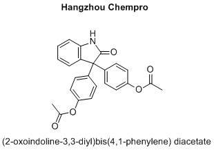 (2-oxoindoline-3,3-diyl)bis(4,1-phenylene) diacetate