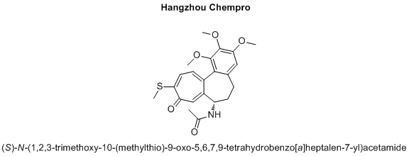 (S)-N-(1,2,3-trimethoxy-10-(methylthio)-9-oxo-5,6,7,9-tetrahydrobenzo[a]heptalen-7-yl)acetamide
