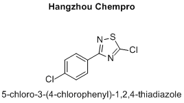 5-chloro-3-(4-chlorophenyl)-1,2,4-thiadiazole