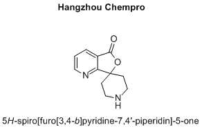 5H-spiro[furo[3,4-b]pyridine-7,4'-piperidin]-5-one