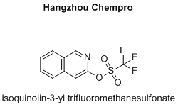 isoquinolin-3-yl trifluoromethanesulfonate