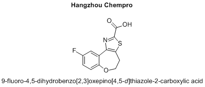 9-fluoro-4,5-dihydrobenzo[2,3]oxepino[4,5-d]thiazole-2-carboxylic acid