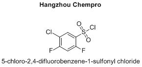 5-chloro-2,4-difluorobenzene-1-sulfonyl chloride