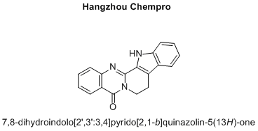 7,8-dihydroindolo[2',3':3,4]pyrido[2,1-b]quinazolin-5(13H)-one