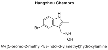 N-((5-bromo-2-methyl-1H-indol-3-yl)methyl)hydroxylamine