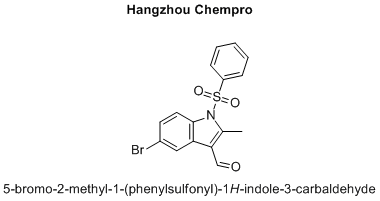 5-bromo-2-methyl-1-(phenylsulfonyl)-1H-indole-3-carbaldehyde