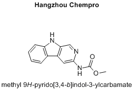 methyl 9H-pyrido[3,4-b]indol-3-ylcarbamate