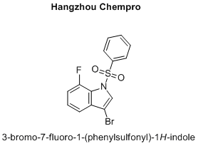 3-bromo-7-fluoro-1-(phenylsulfonyl)-1H-indole