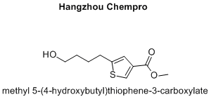 methyl 5-(4-hydroxybutyl)thiophene-3-carboxylate