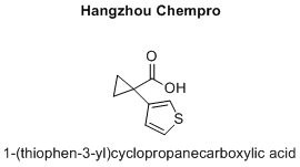 1-(thiophen-3-yl)cyclopropanecarboxylic acid