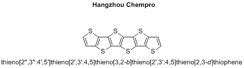 thieno[2'',3'':4',5']thieno[2',3':4,5]thieno[3,2-b]thieno[2',3':4,5]thieno[2,3-d]thiophene