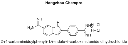 2-(4-carbamimidoylphenyl)-1H-indole-6-carboximidamide dihydrochloride