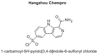 1-carbamoyl-9H-pyrido[3,4-b]indole-6-sulfonyl chloride