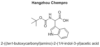 2-((tert-butoxycarbonyl)amino)-2-(1H-indol-3-yl)acetic acid