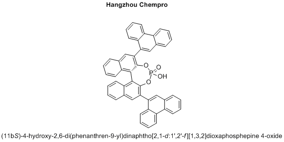 (11bS)-4-hydroxy-2,6-di(phenanthren-9-yl)dinaphtho[2,1-d:1',2'-f][1,3,2]dioxaphosphepine 4-oxide