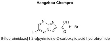 6-fluoroimidazo[1,2-a]pyrimidine-2-carboxylic acid hydrobromide