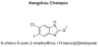 6-chloro-5-iodo-2-(methylthio)-1H-benzo[d]imidazole