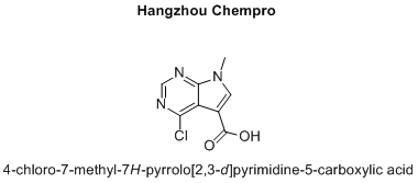 4-chloro-7-methyl-7H-pyrrolo[2,3-d]pyrimidine-5-carboxylic acid