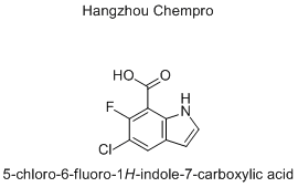 5-chloro-6-fluoro-1H-indole-7-carboxylic acid