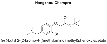 tert-butyl 2-(2-bromo-4-((methylamino)methyl)phenoxy)acetate
