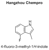 4-fluoro-3-methyl-1H-indoleCAS Registry Number 1011484-22-2      ~6~14  C9 H8 F N 1H-​Indole, 4-​fluoro-​3-​methyl-  Molecular Weight     149.16 pKa (Predicted)     Value: 16.70±0.30 | Condition: Most