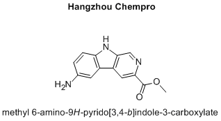 methyl 6-amino-9H-pyrido[3,4-b]indole-3-carboxylate