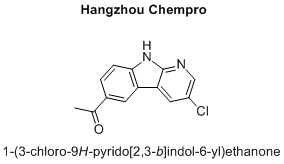 1-(3-chloro-9H-pyrido[2,3-b]indol-6-yl)ethanone
