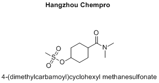4-(dimethylcarbamoyl)cyclohexyl methanesulfonate