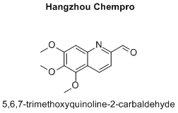 5,6,7-trimethoxyquinoline-2-carbaldehyde