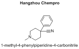 1-methyl-4-phenylpiperidine-4-carbonitrile