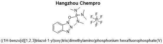((1H-benzo[d][1,2,3]triazol-1-yl)oxy)tris(dimethylamino)phosphonium hexafluorophosphate(V)