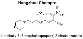 4-methoxy-5-(3-morpholinopropoxy)-2-nitrobenzonitrile