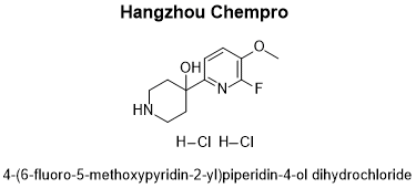 4-(6-fluoro-5-methoxypyridin-2-yl)piperidin-4-ol dihydrochloride