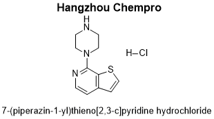 7-(piperazin-1-yl)thieno[2,3-c]pyridine hydrochloride