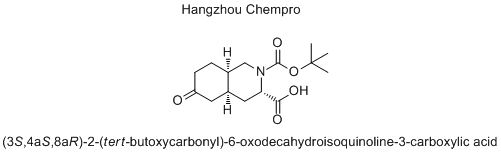 (3S,4aS,8aR)-2-(tert-butoxycarbonyl)-6-oxo-decahydroisoquinoline-3-carboxylic acid