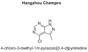 4-chloro-3-methyl-1H-pyrazolo[3,4-d]pyrimidine