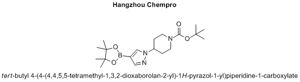 tert-Butyl 4-[4-(4,4,5,5-tetramethyl-1,3,2-dioxaborolan-2-yl)-1H-pyrazol-1-yl]piperidine-1-carboxylate